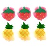 Minkissy 6pcs Fruit-Shaped Mesh Shower Balls Gentle Exfoliating Bath Sponge