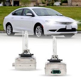 Tivora D3S Xenon HID Headlight Bulbs 6000K Cool White 35W Compatible with Chrysler 200 300 Pacifica Voyager, D3S C1 Replacement Bi-Xenon Lights Headlamps Projector Lights, Pack of 2