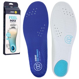 [SIDAS] Cedas Max Protect Feel XL (11.2 - 11.6 inches (28.5 - 29.5 cm) 320764106 Insole, Shock Absorbing, Lightweight, Everyday Use, Junior