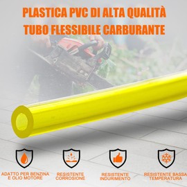 4 x Durite fuel hose (diameter 3 x 6 mm, 3 x 5 mm, 2.5 x 5 mm, 2 x 3.5 mm) for fretsaws and chainsaws