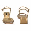 Nine West Women's Bernise3 Heeled Sandal, Bronze 750, 8