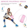 Volleyball Arm Sleeves with Passing Protection Forearm Pads, Pink Hitting