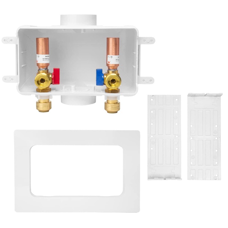 EFIELD Premium Washing Machine (Laundry) Outlet Box with Center Drain,
