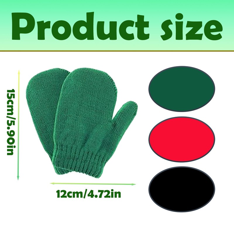 MXHBSTP 3 Pcs Scratch Mittens Newborn, Gloves Age 2-3, for
