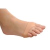 Visco-Gel - Cojín fino de silicona para el antepié derecho,
