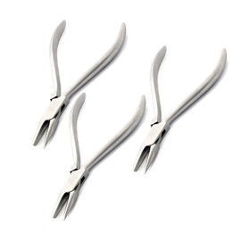 OdontoMed2011 Set of 3 Pieces Schwarz Wire Bending and Loop Forming Pliers Dental Orthodontic Pliers Stainless Steel Ortho Plier Orthodontic Supplies