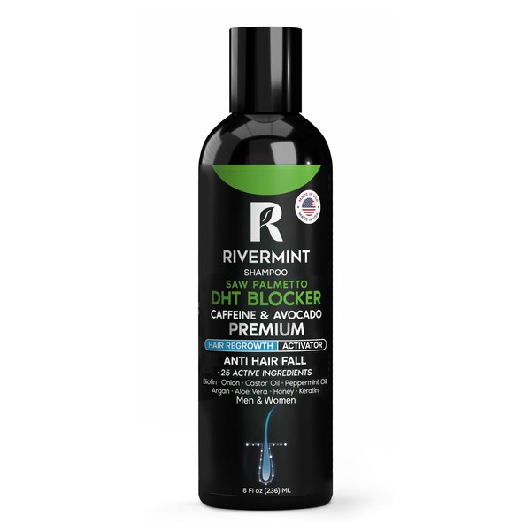Rivermint Premium Hair Strengthening Shampoo Castor Oil, Biotin, Avocado Oil,