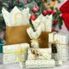 NEBURORA 60 Sheets Christmas Snowflake Tissue Paper Gold Snowflake Gift