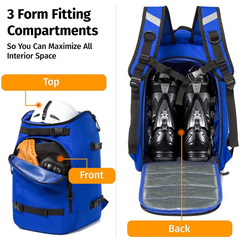 Hamish Ski Boot Bag Backpack 50L Waterproof Ski Boot Bag
