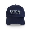 CafePress Retired in Style Cap Unique Adjustable Baseball Hat Navy