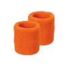 Artec 18159 Fluffy Terry Cloth Wristband, Orange, Sports Festivals, Recitals,