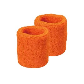 Artec 18159 Fluffy Terry Cloth Wristband, Orange, Sports Festivals, Recitals, Cheering, Team, Dance, Costume, Cosplay