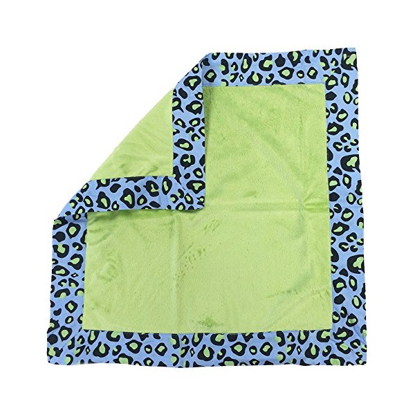 One Grace Place Jazzie Jungle Boy Binky Blanket, Green, Light