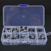 54 pcs Stainless Steel Fishing Rod Guides Tip Rings with