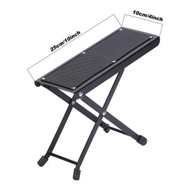 OGIFGNIJ One Pair Folding Squatting Stool | The Original Bathroom Toilet Stool for Adults Height-Adjustabl| 6-9 Inches |Black