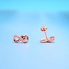 Bellitia Jewelry Infinity Stud Earrings for Women Girls Made of