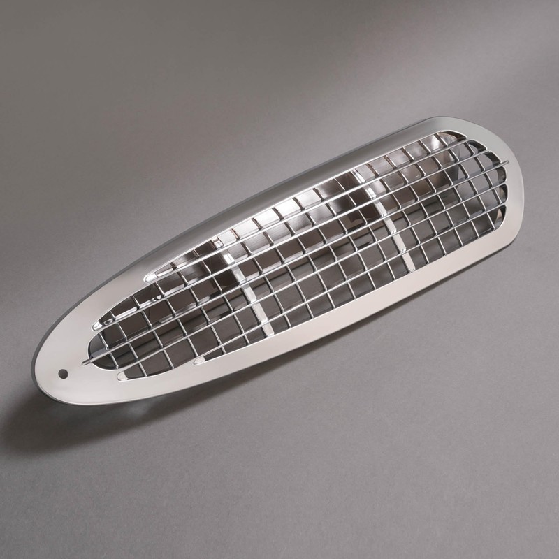 JMTAAT Chrome Hood Grille Air Intake Vent Cover Compatible with