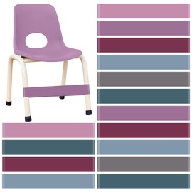 Berlune 24 Pcs Classroom Chair Bands Fidget Chairs and Desks Bands ADHD Autism Tools Bounce Flexible Seating for Classroom(Morandi Colors, 1.1 mm)