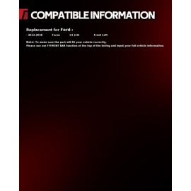 Torchbeam Front Steering Knuckle & Wheel Bearing Hub Assembly Compatible with Ford Focus 2012-2018,1PC Driver Side Replaces BR935005LK