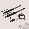 True Mods 2pc 1ft Spiral RGB LED Whip Light for