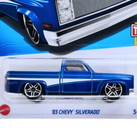 Hot Wheels - ´83 Chevy Silverado - Then and Now 9/10 - HTC73 - Short Card - Pickup Truck - GM - Mattel 2024-1:64