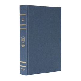 Legacy Standard Bible, Single Column Text Only Edition - Blue Linen Hardcover