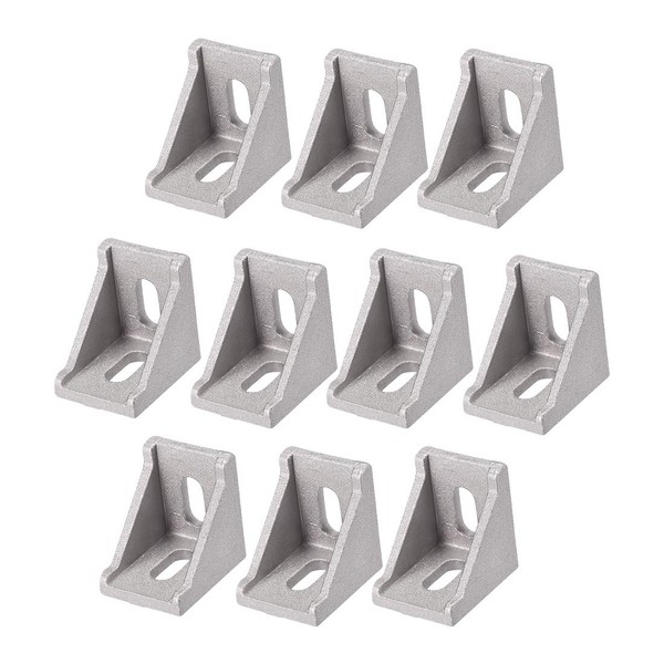 sourcing map Inside Corner Bracket Gusset, 35mm x 35mm for