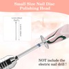 JIEYAO Pack of 2 Disc Nail Grinder Bits, Professional Nail