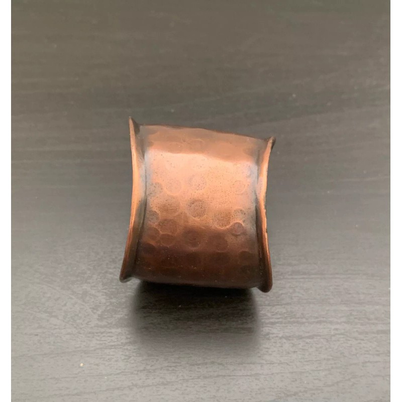 Decor Napkin Ring Hammered Copper Design Napkin Holder Tabletop Dining
