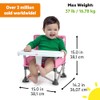 Bright Starts Pop 'N Sit Portable Booster, Indoor/Outdoor Use, Floor