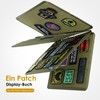 OneTigris Patch Display Board, Flip Page Patch Book with 4