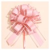 6PCS Pull Bows for Gift Wrapping, 6 Inches Diameter Gift Bows, Ribbon Pull Bows, Large Gift Bow Bulk for Presents Package, Wedding Gift Baskets, Christmas Party Birthday Decoration(Lotus Root Pink)