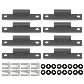 CNNELL Body Side Door Hinge 8pack with 16pcs Screws Compatible with M998,Humvee,HMMWV 4 Doors
