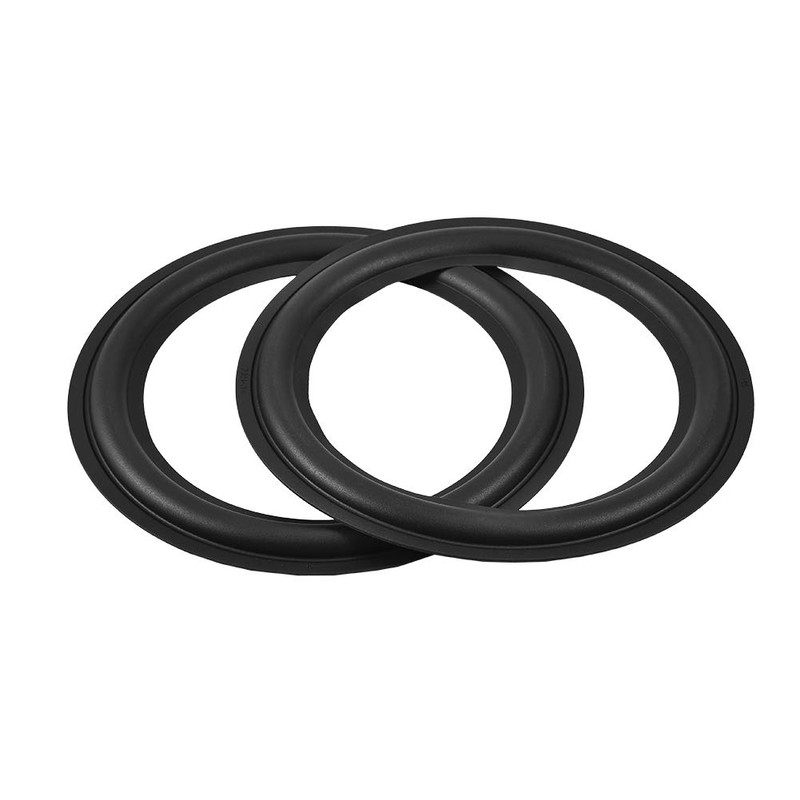 Zerone 2pcs 8inch Perforated Rubber Speaker Foam Edge Surround Rings