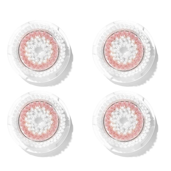 Clarisonic Radiance Facial Cleansing Brush Head Replacement | Compatible with Mia 1, Mia 2, Mia Fit, Alpha Fit, Smart Profile Uplift and Alpha Fit X, Pack of 4