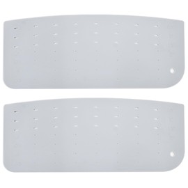 UPTTHOW Silicone Hot Hem Ruler Fabric Ironing Tool, Useful Heat-Resistant Hemmer for Clothes Steam, Non-Slip Hemming Template with Inch,2Pcs