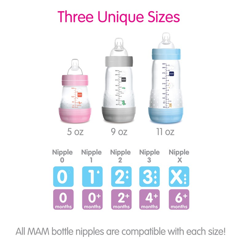 MAM Easy Start Anti-Colic Bottle 9oz (1 count), MAM Baby