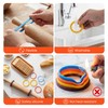 1/16''to 5/16'' Rolling Pin Guide Rings,Dough Thickness Spacer Baking Tools