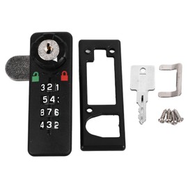 Drawer Combination Lock Flexible Adjustable Key Opening File Cabinet Password Safety Lock for Shoe Cabinets