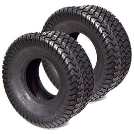 2PK 13x6.50-6 13x6.50x6 Turf Tires 4 PLY Compatible with Toro, Scag, Kubota, Wright Lawn Mowers