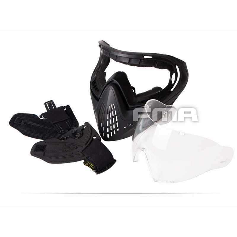 FMA F1 Full Face Mask with Single Layer Clear Lens