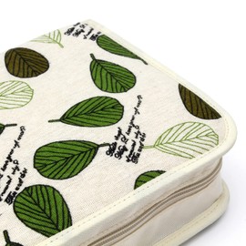 Soka Gakkai, New Edition, Complete Works of Books, Cover, Case, Pen Holder, Zipper Type, Prevents Stains, Nichiren Daijin, Scandinavian Style, Leaf, Nordic Leaf