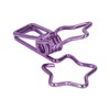 100pcs Star Binder Clips Cute Cartoon Hollow Strong Clamping Force