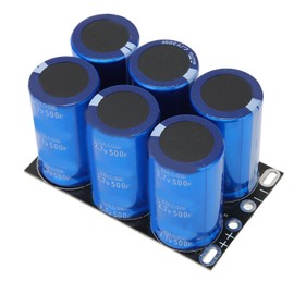 6Pcs PCB Capacitor Module, Automotive Rectifier Capacitor, 16V 83F & 2.7V 500F High Current Discharge