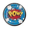 Creative Party PC324836 Comic Slogan Round Dessert Paper Plates, 7"-8