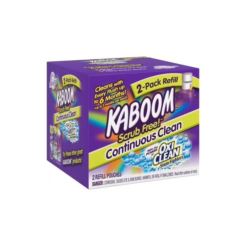 Kaboom Scrub Free Toilet Cleaner Refill, 2-Count