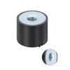 sourcing map 25 x 20mm M8 Thread Female Rubber Mounts,