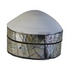 ART-CRAFT Small Shell Box White Ring Box with Lid Ring
