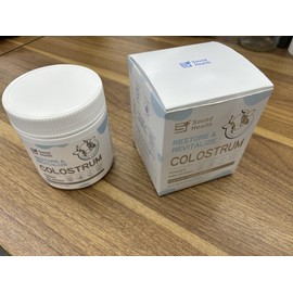 Colostrum Supplement Powder for Humans - Organic Bovine Colostrum Supplement for Gut Health, Hair Growth, Immune Support - Unflavored (73 Servings)