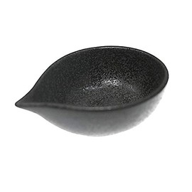 ACSWEBSHOP Original Black Crystal Single Mouth Set of 5, Made in Japan, Small Bowl, Sauce Dressing, 2.1 fl oz (55 cc), Direct Sale